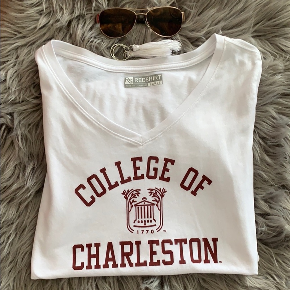 College of Charleston V-neck T-shirt